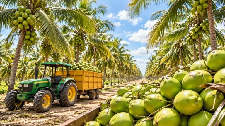 Arte editorial: Petrolândia (PE) bicampeã nacional em quantidade produzida de coco-da-baía