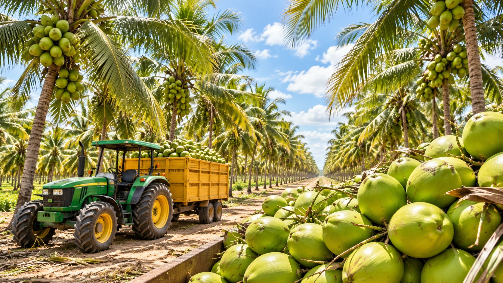 Arte editorial: Petrolândia (PE) bicampeã nacional em quantidade produzida de coco-da-baía
